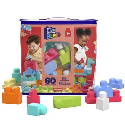 [DCH54] Fisher-Price Mega Bloks Sac 60 Blocks Rose DCH54